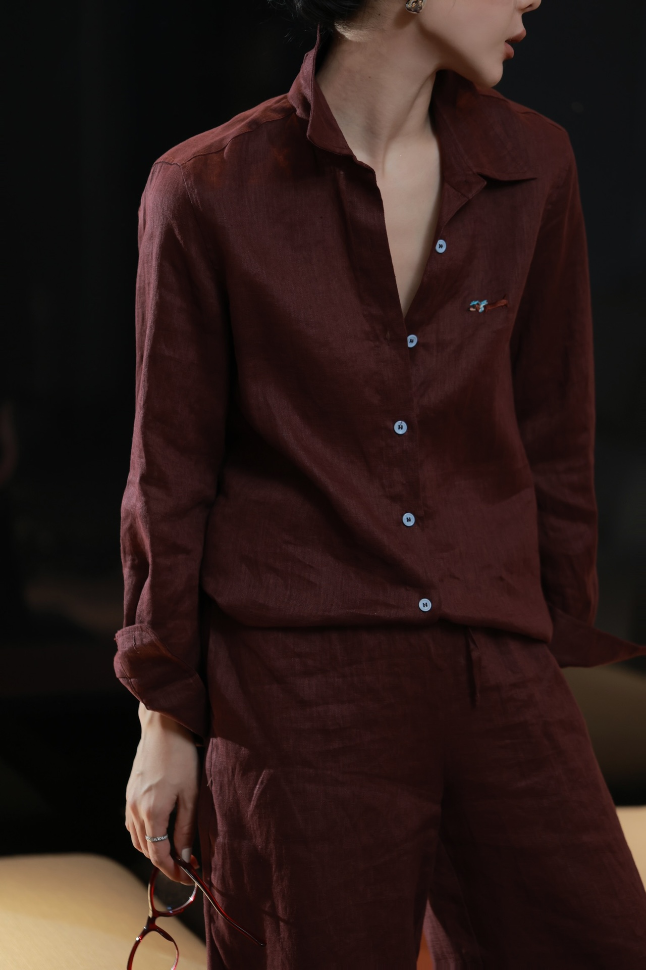 Luxury Women’s Clothing: TB Embroidery, Aristocratic Design, Natural Fabrics, Vibrant Colors - 图片 6