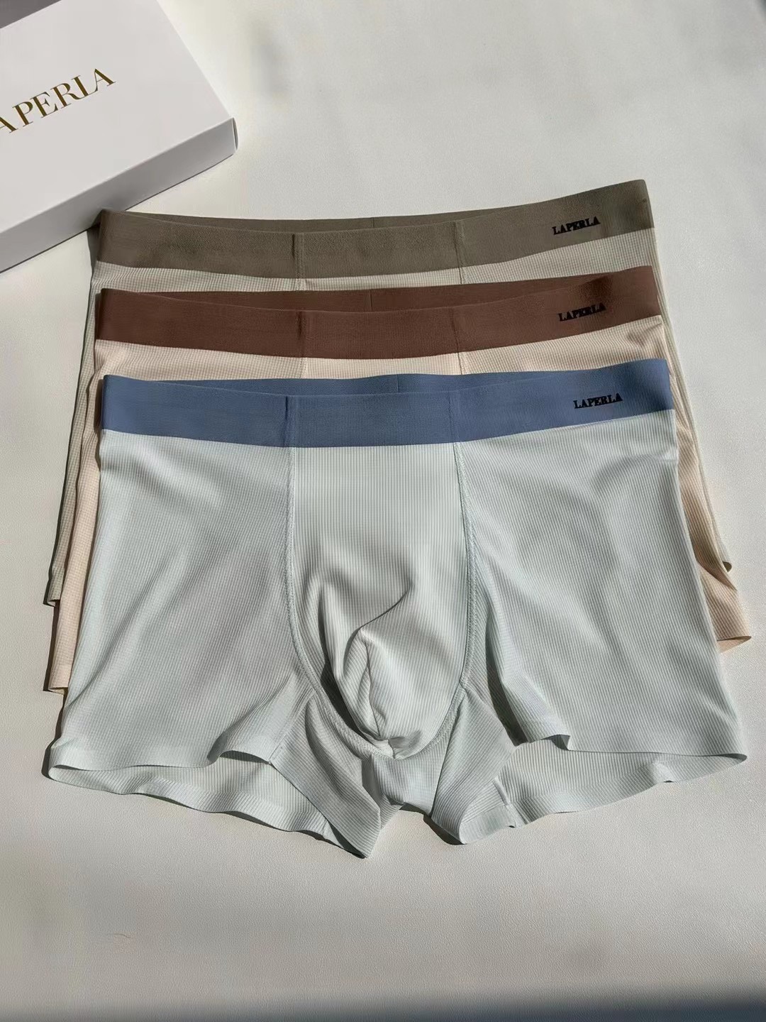 Laperla Seamless Ice Silk Men's Underwear Breathable Trunks Briefs for Men 2 i1743058984 4798 0