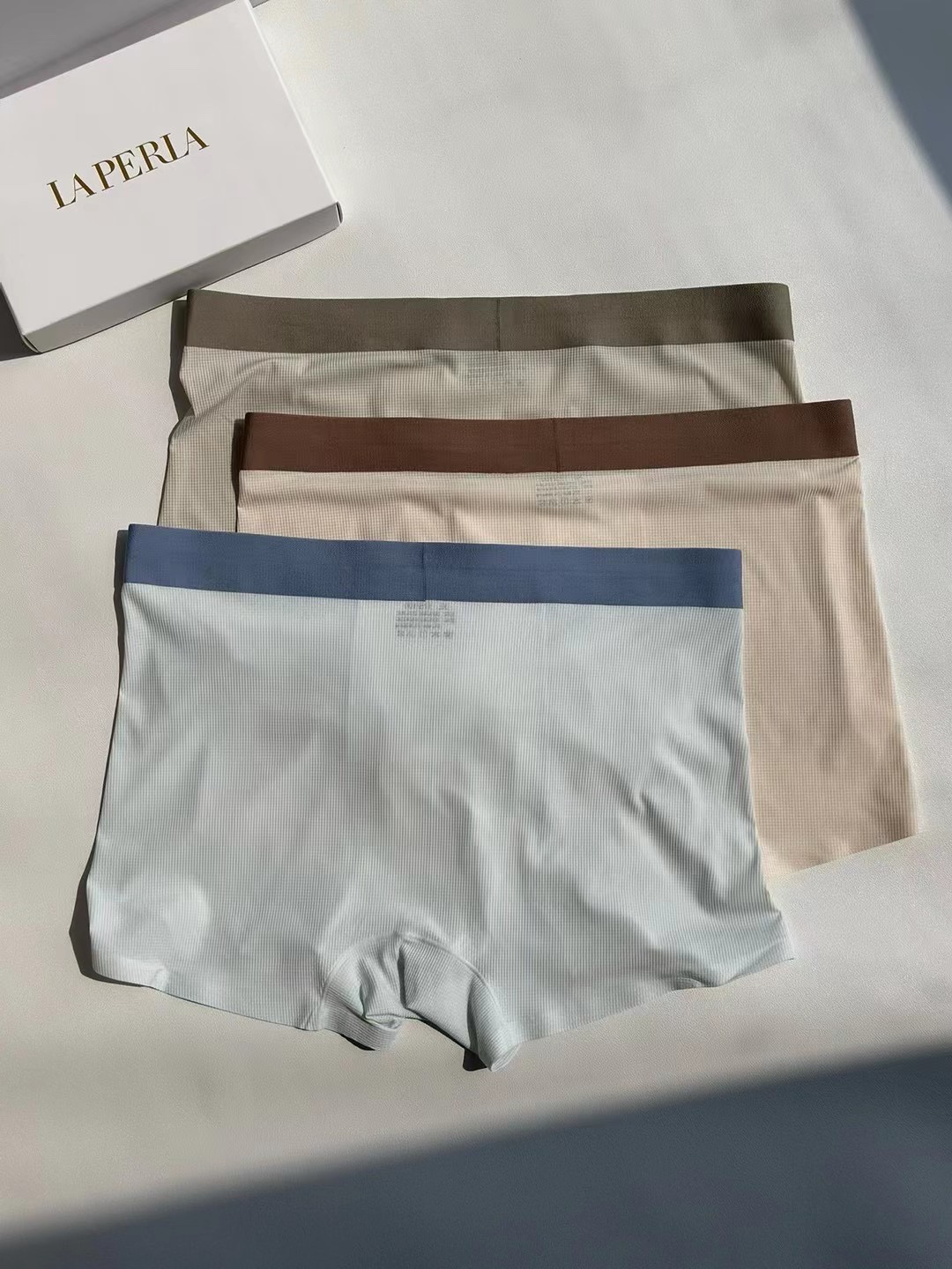 Laperla Seamless Ice Silk Men's Underwear Breathable Trunks Briefs for Men 5 i1743058984 8019 3
