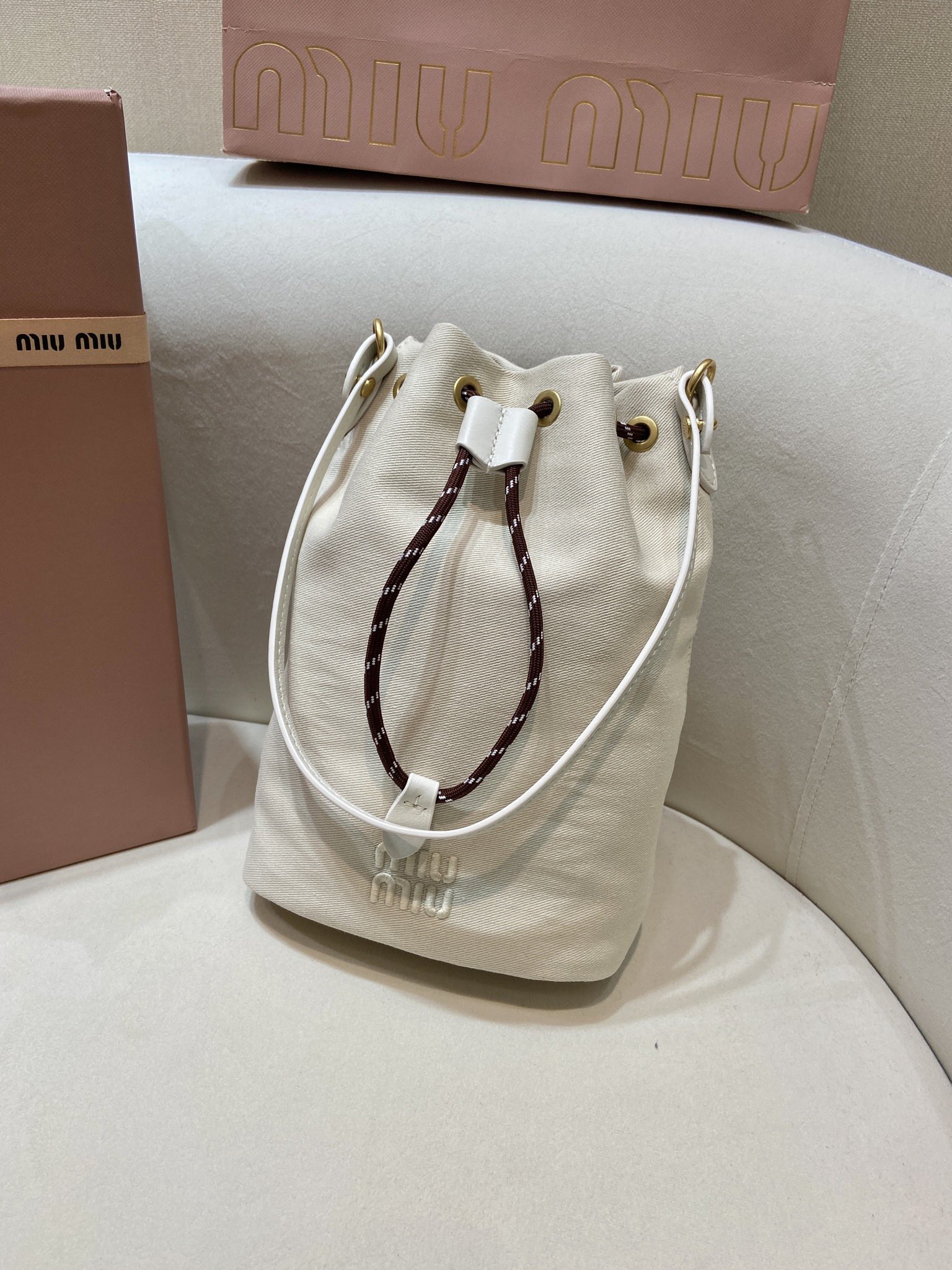Miu Miu miumiu 25 new bucket bag is officially on sale 5NR038