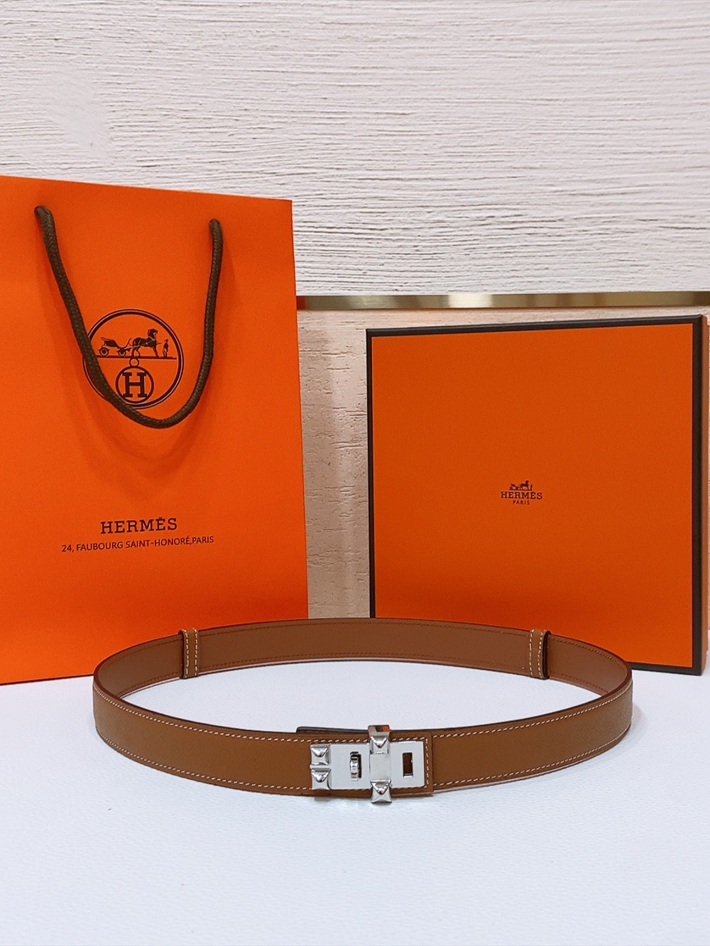 Hermès 代购级 爱马仕 ，搭配镀金 镀银皮带扣 ｜不分码 伸拉调节