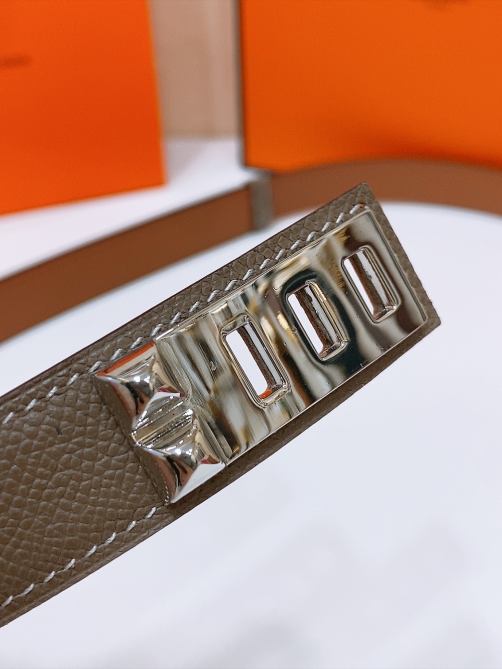 Hermès 代购级 爱马仕 ，搭配镀金 镀银皮带扣 ｜不分码 伸拉调节