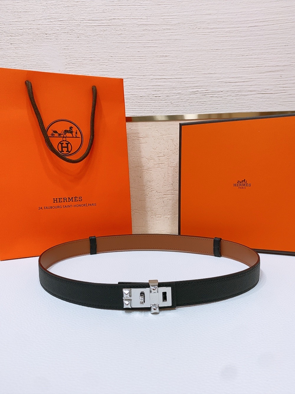 Hermès 代购级 爱马仕 ，搭配镀金 镀银皮带扣 ｜不分码 伸拉调节