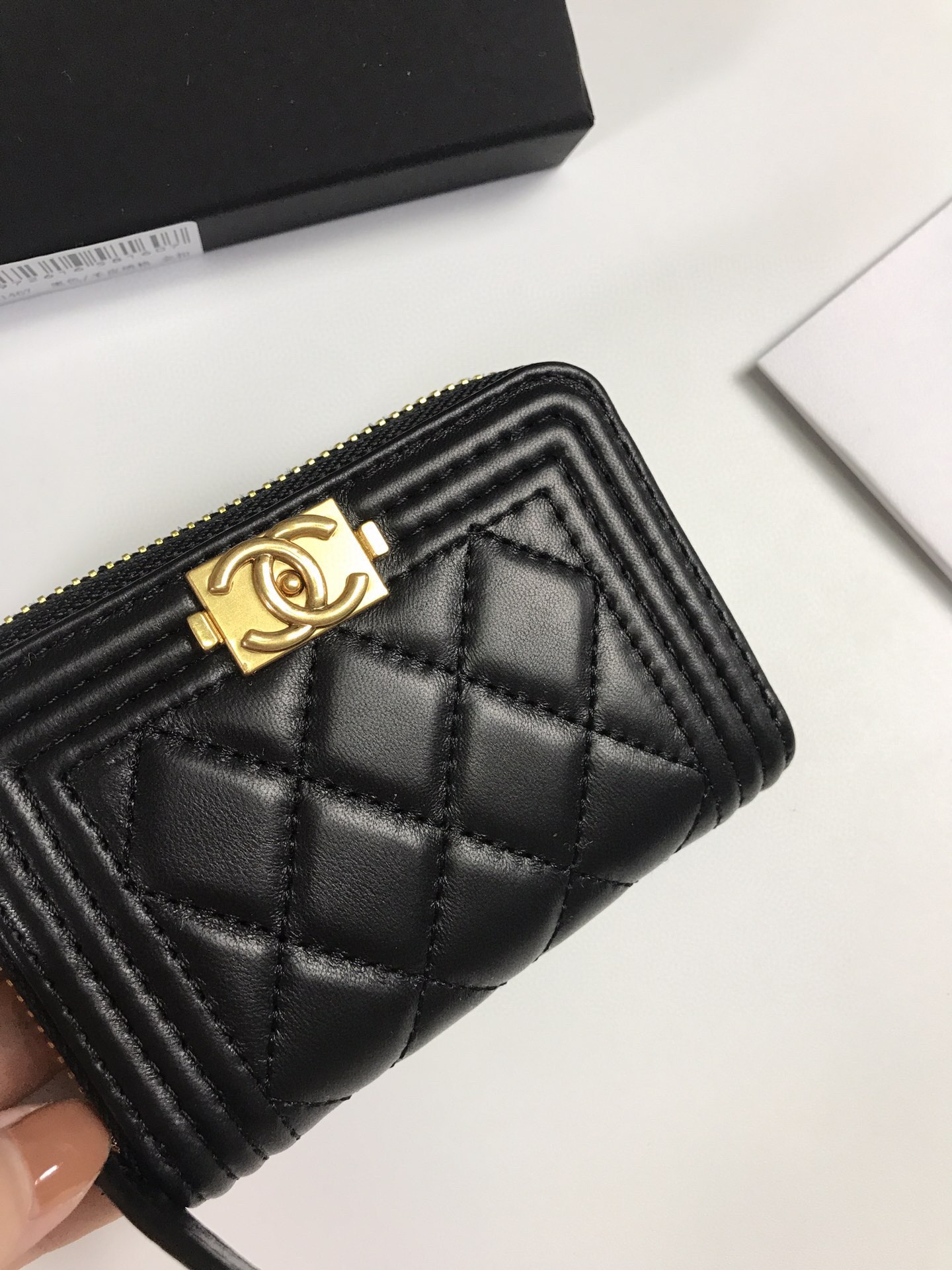 Chanel香奈儿羊皮カードケース・高品質・全皮仕様