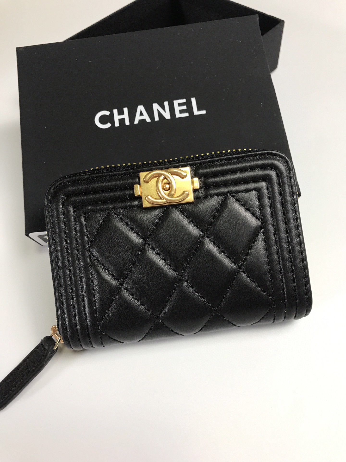 Chanel香奈儿羊皮カードケース・高品質・全皮仕様