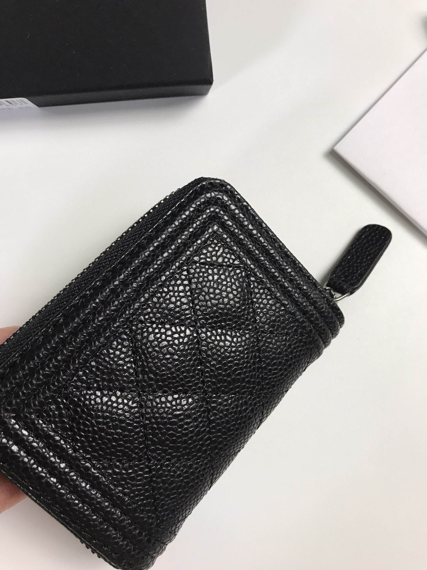 Chanel香奈儿 魚子酱牛皮カバン 高品質カードケース