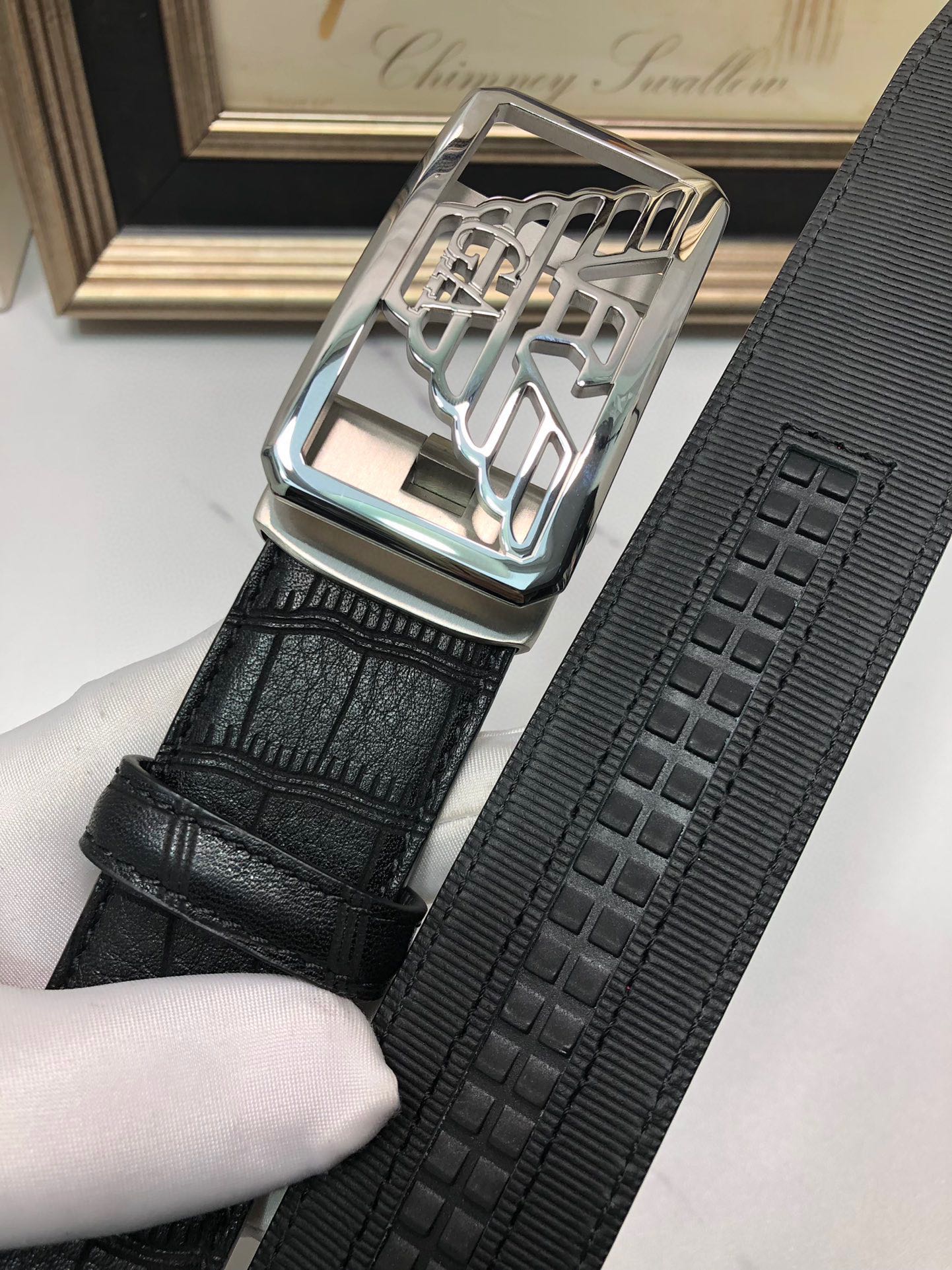 Italian Factory Importing Tailorable Automatic Belts with Ox-Skin Bottom and Automatic Button - 图片 6