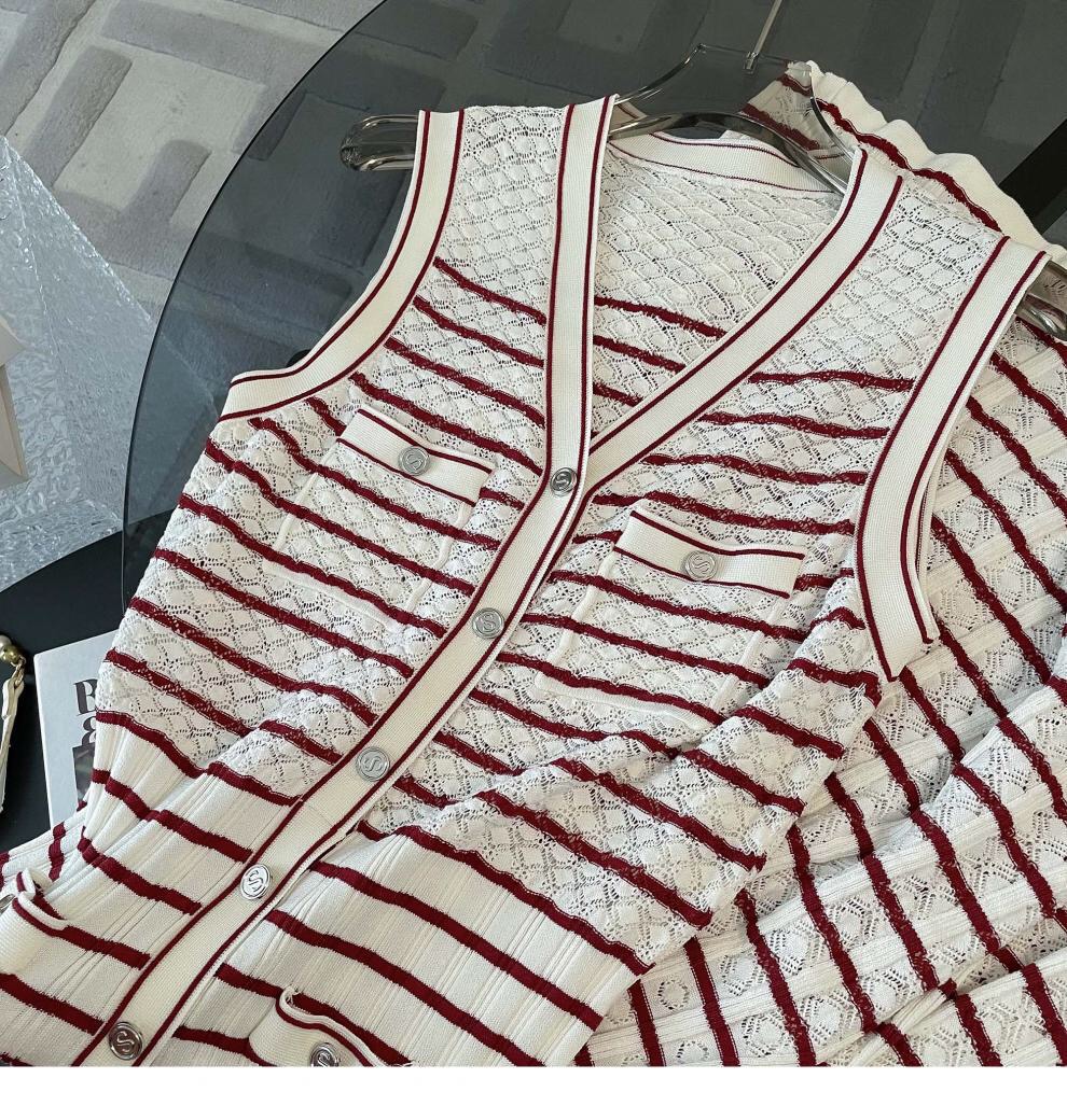 French Striped Bridesmaid Dress: Supportive, High-Quality, Perfect for Summer - 图片 7