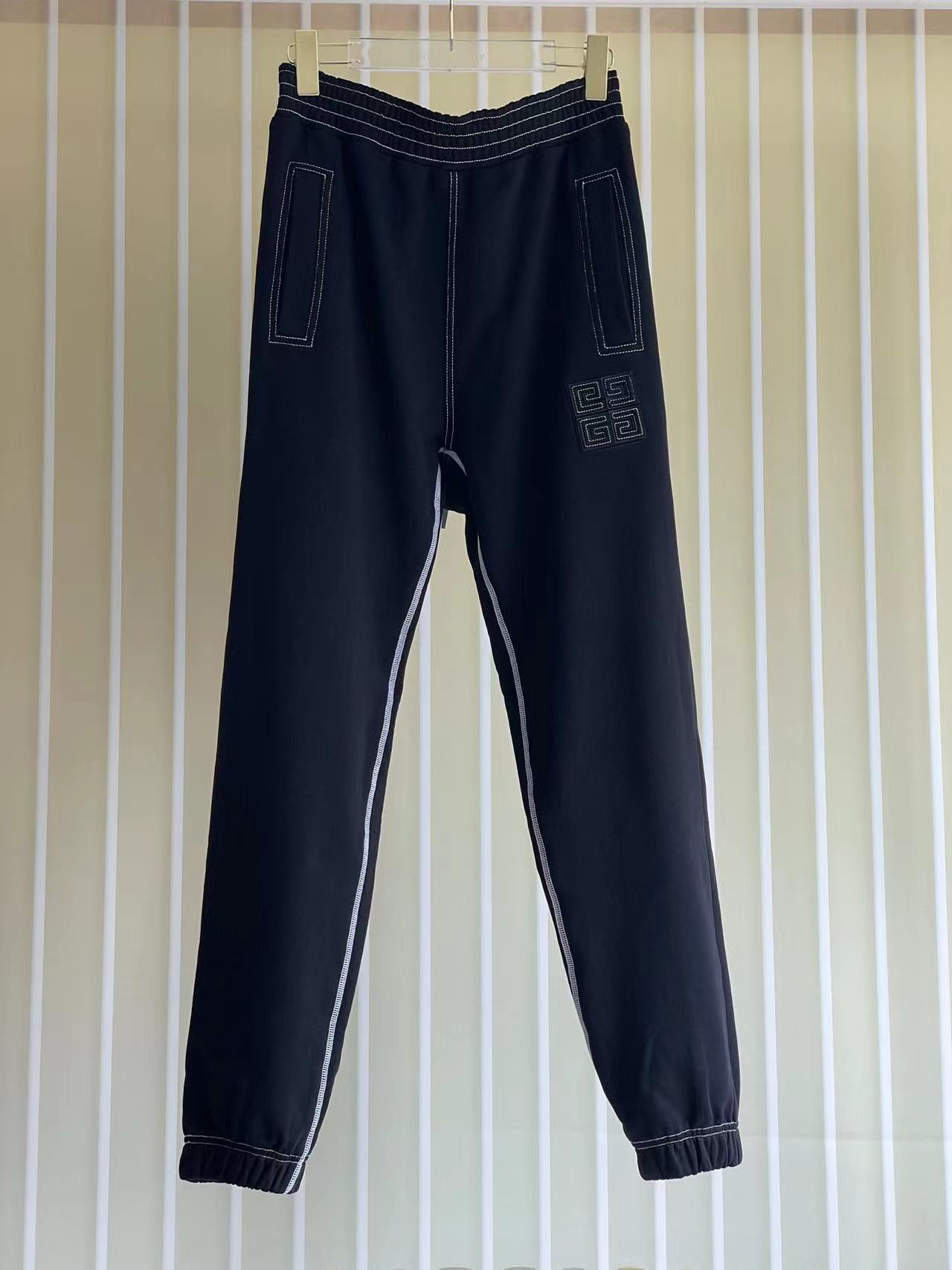 GVC 25/SS último estilo 🌟pantalones con logo de la marca de cuero 360 g de peso 100% algodón versión superior S Ｍ L XL…