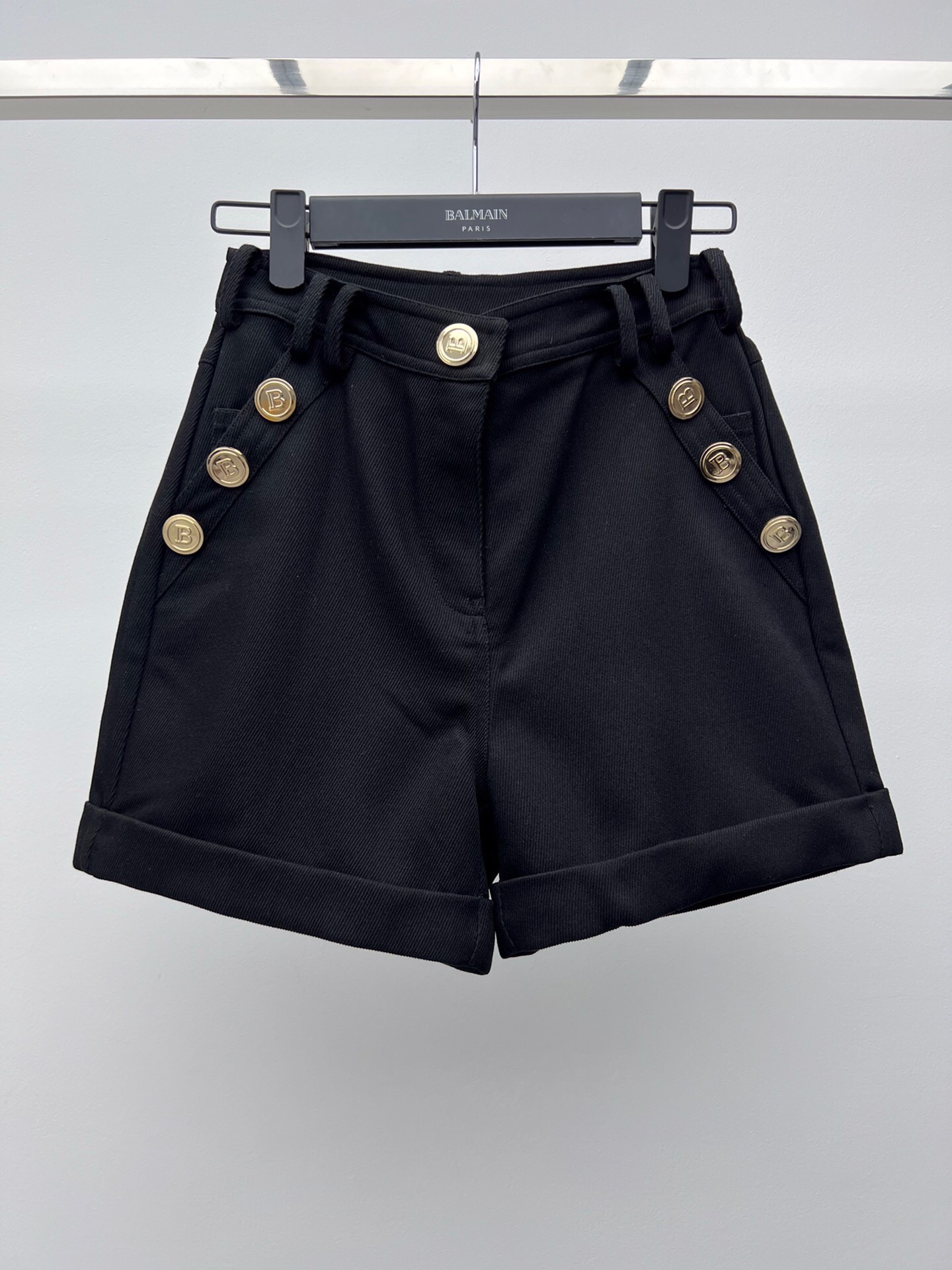 Balmain’s High-Waist Women’s Suit with Corset Design and B-Button Decoration - 图片 2
