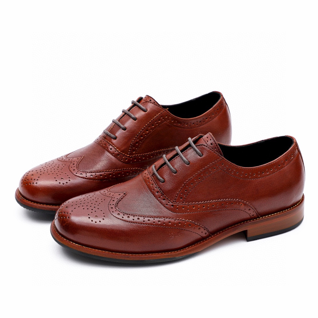 Ferragamo Men's Formal Leather Dress Shoes, Italian Calfskin, Brown, Sizes 39-44 6 i1743226428 5979 4