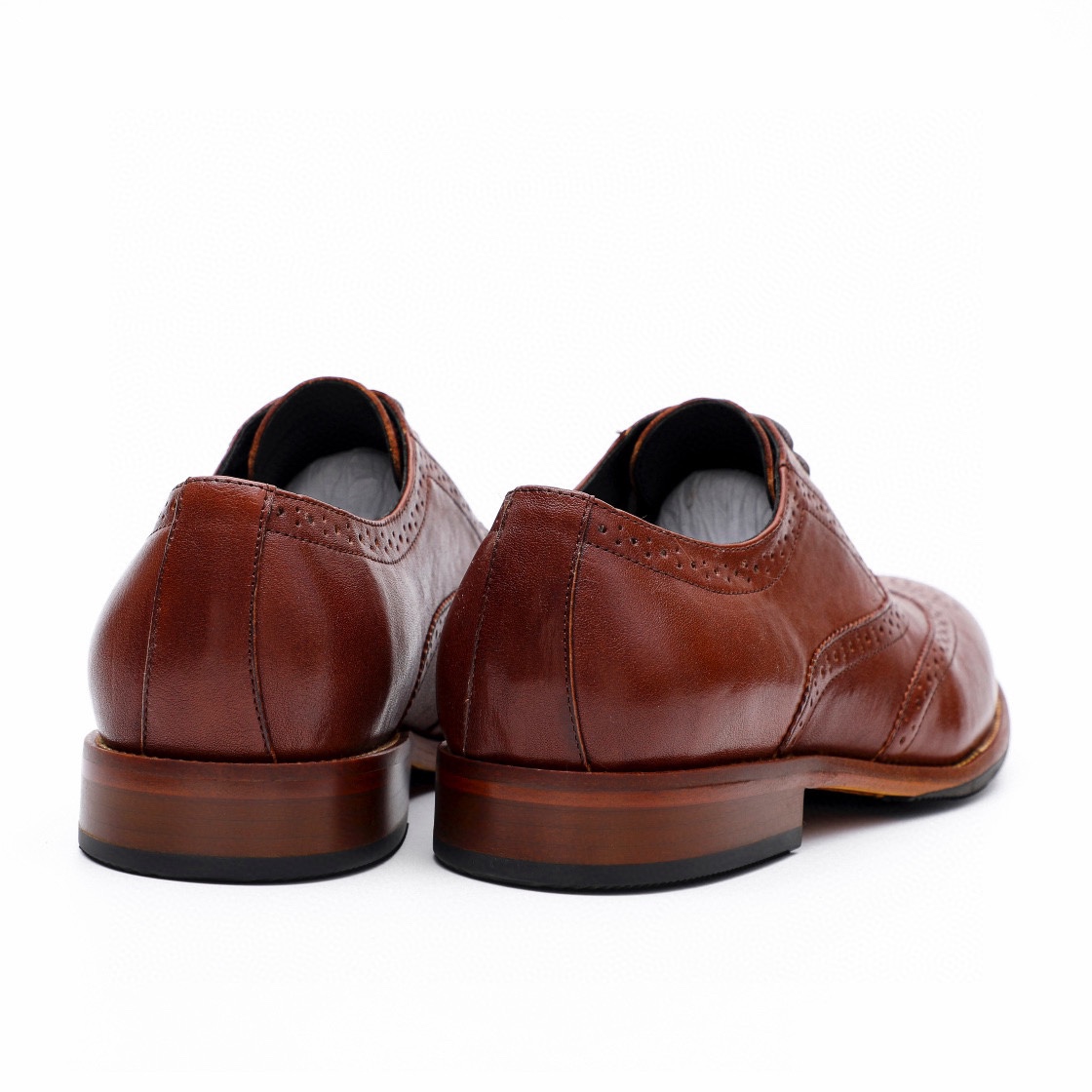Ferragamo Men's Formal Leather Dress Shoes, Italian Calfskin, Brown, Sizes 39-44 8 i1743226428 7970 6