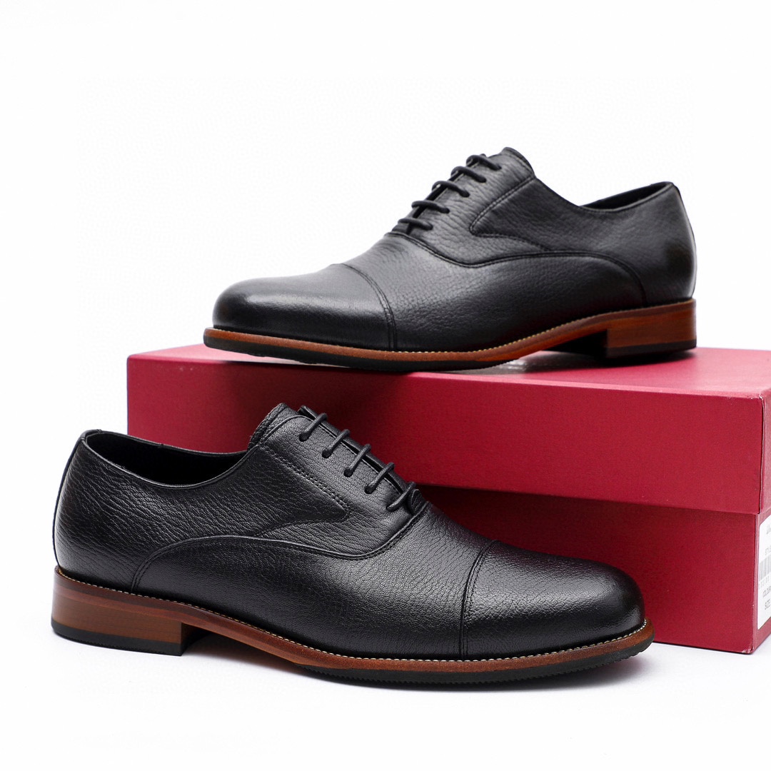 Ferragamo Men's Black Leather Dress Shoes - Italian Style, Premium Quality 3 i1743226557 2142 1