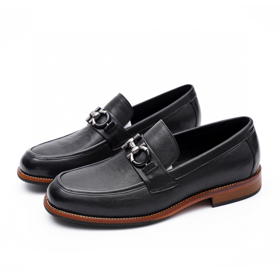 Ferragamo Men's Leather Loafers - Classic Italian Style, Premium Quality Shoes 6 i1743226698 9875 4