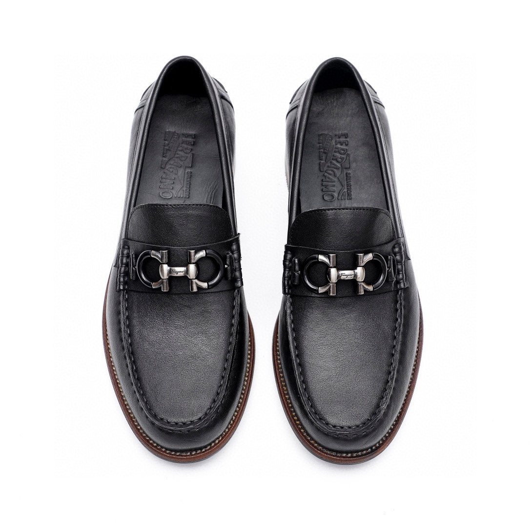 Ferragamo Men's Formal Leather Loafers | Premium Quality & Comfort, Size 39-44 5 i1743226826 1597 3