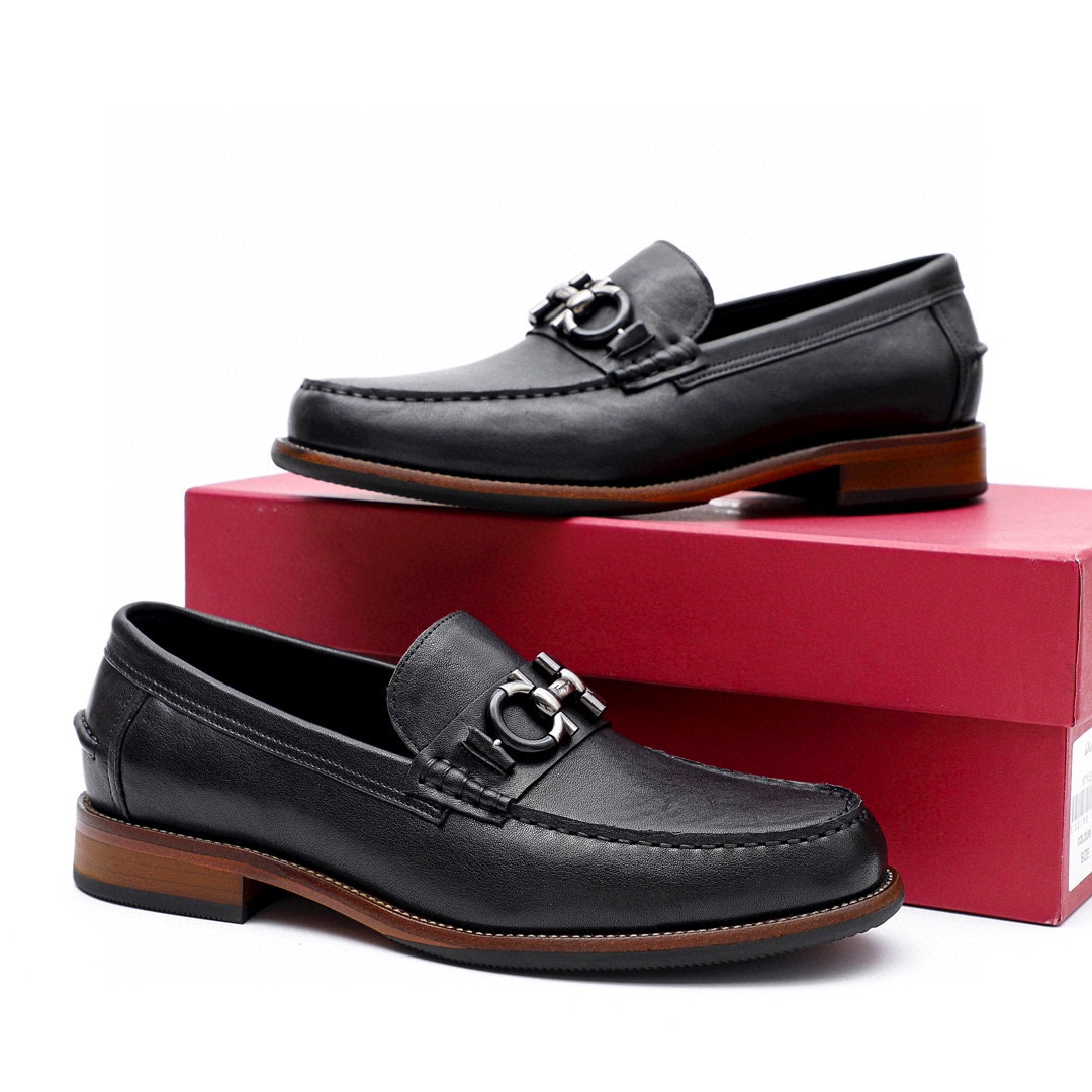 Ferragamo Men's Formal Leather Loafers | Premium Quality & Comfort, Size 39-44 3 i1743226826 2999 1