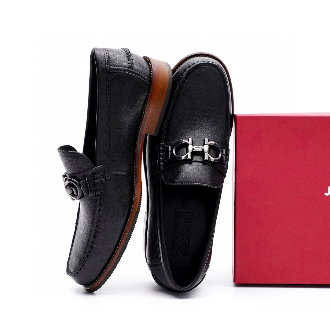 Ferragamo Men's Formal Leather Loafers | Premium Quality & Comfort, Size 39-44 9 i1743226826 9106 7
