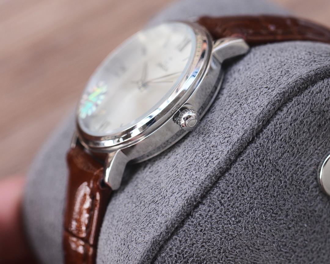 Blanche 484-Gold-Step+20 Drilling Ring: Popular Elegant Omega Wristwatch for Women - 图片 8