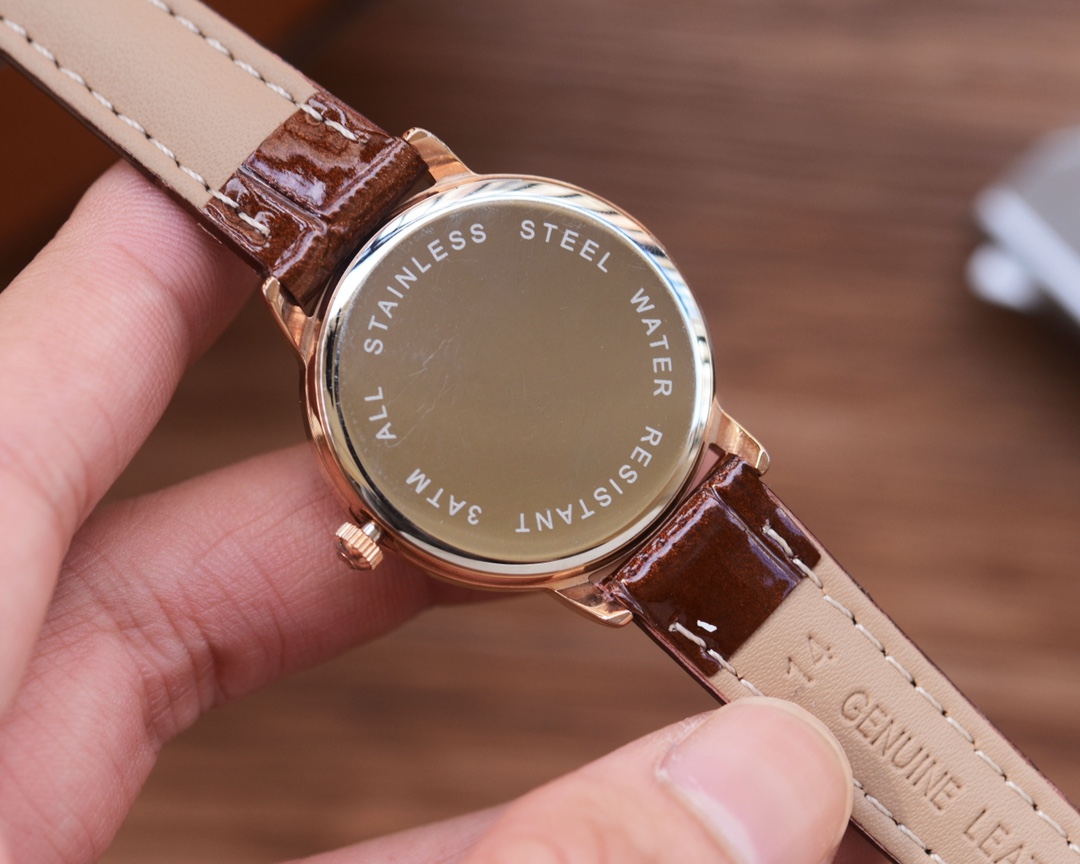Blanche 484-Gold-Step+20 Drilling Ring: Popular Elegant Omega Wristwatch for Women - 图片 9