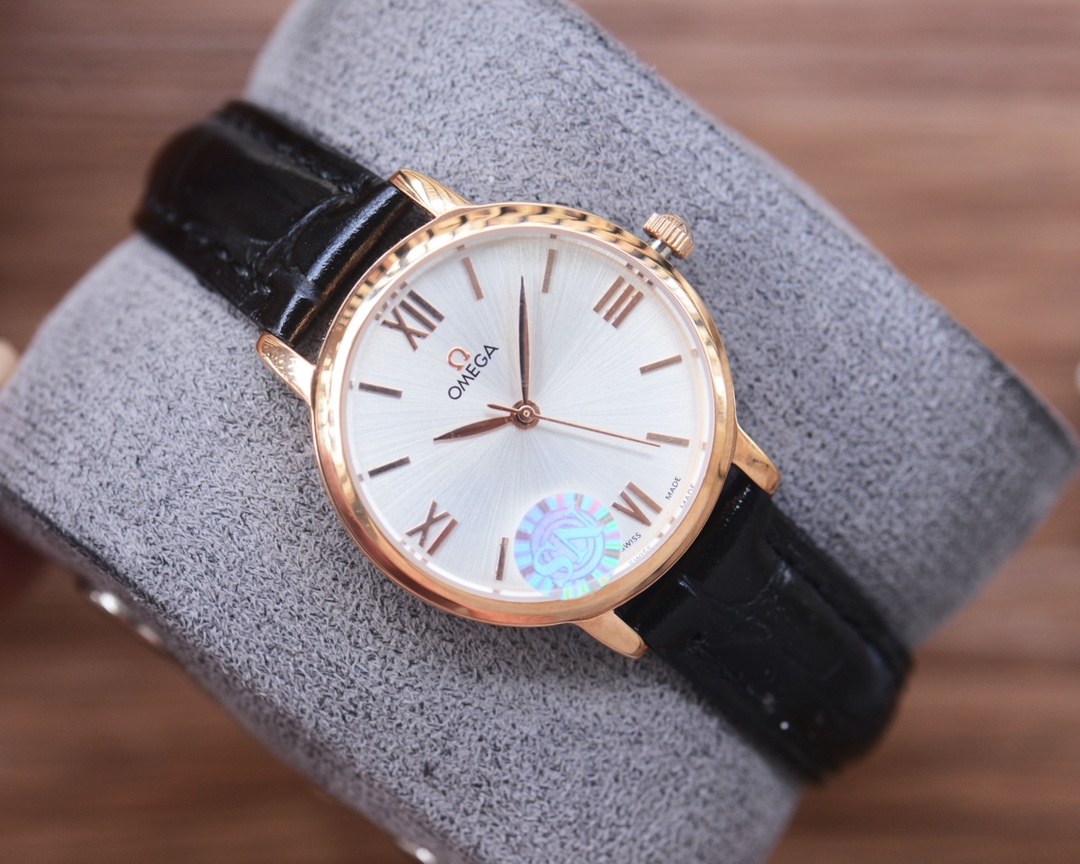 Blanche 484-Gold-Step+20 Drilling Ring: Popular Elegant Omega Wristwatch for Women - 图片 6
