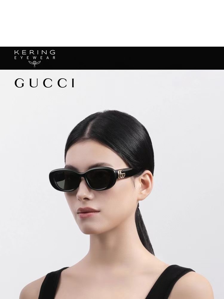  ‼️ 官网图 GUCC*🐝🐝🐝MODEL：GG1829SK🐝🐝SIZE：53口17-145🐝🐝🐝倪妮同