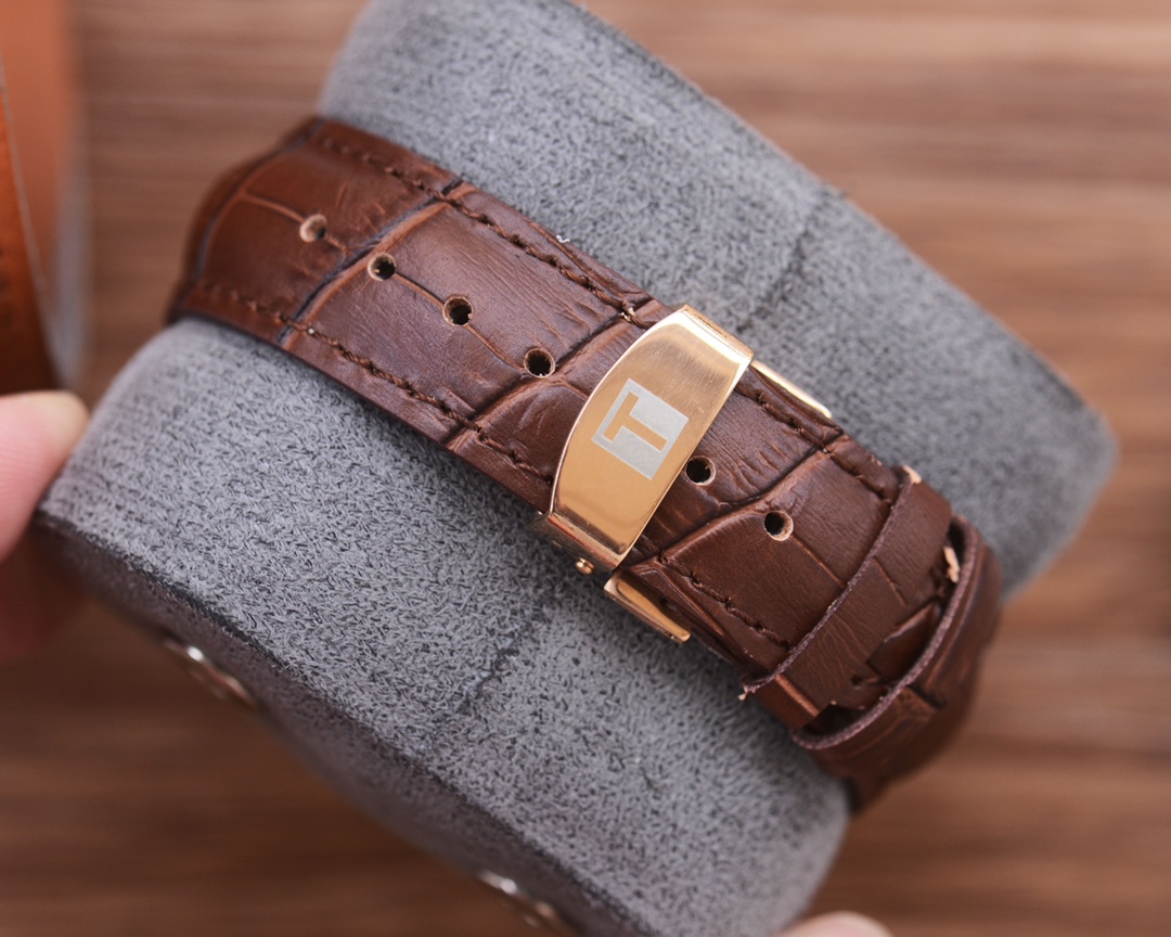 Luxury Men’s Wristwatch: White Gill 1210, Gold P1254, Steel Belt 20 - 图片 6