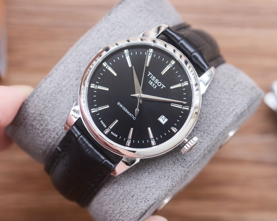 Luxury Men’s Wristwatch: White Gill 1210, Gold P1254, Steel Belt 20 - 图片 5