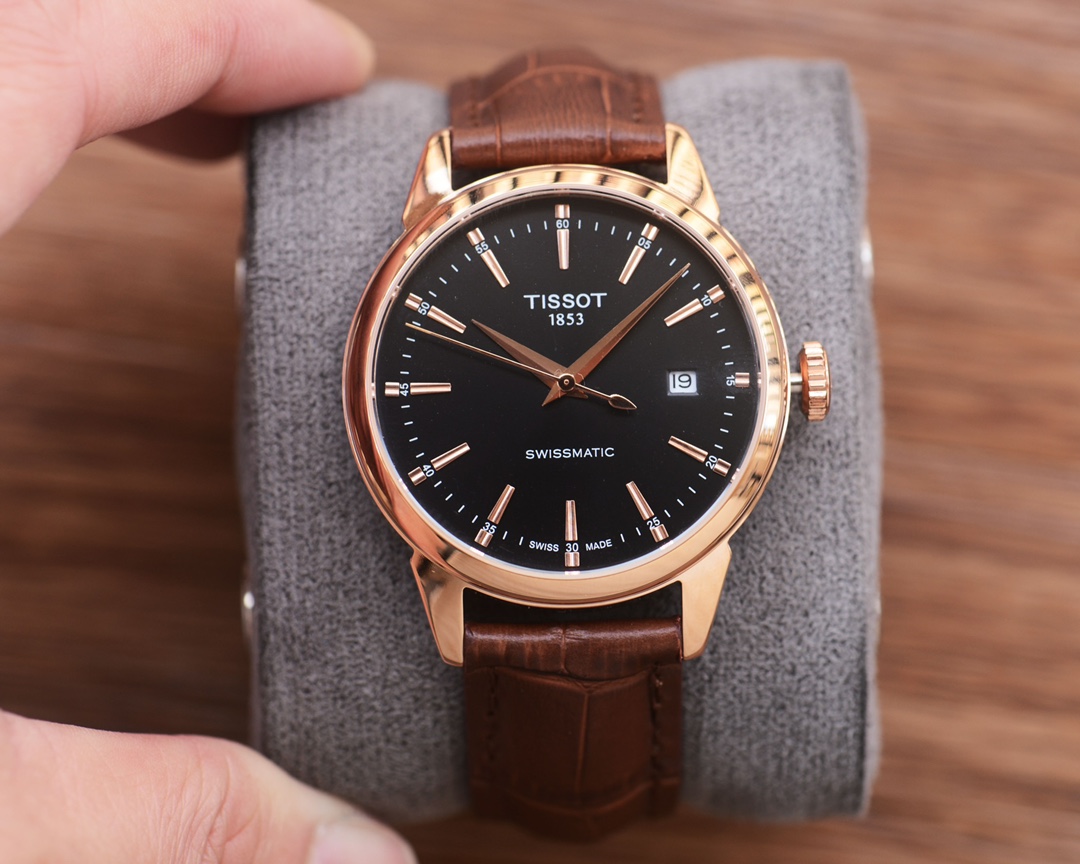 Luxury Men’s Wristwatch: White Gill 1210, Gold P1254, Steel Belt 20 - 图片 4