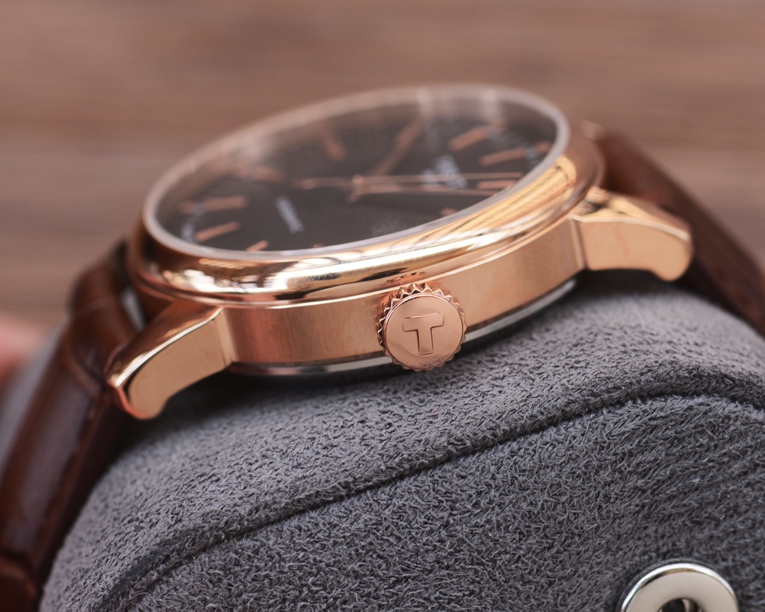 Luxury Men’s Wristwatch: White Gill 1210, Gold P1254, Steel Belt 20 - 图片 8