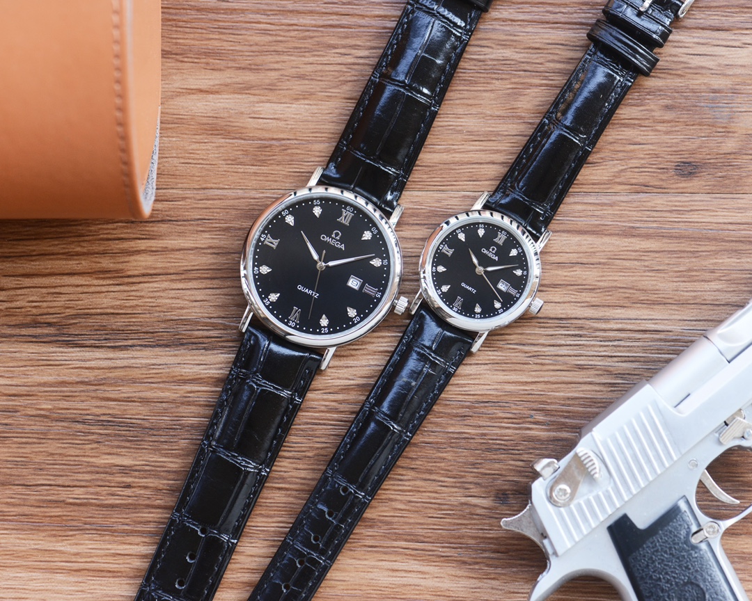 “Cyclops 418 Gold Cylinder Steel Belt Watch Features Couple Pairs of Stone Cores” - 图片 3
