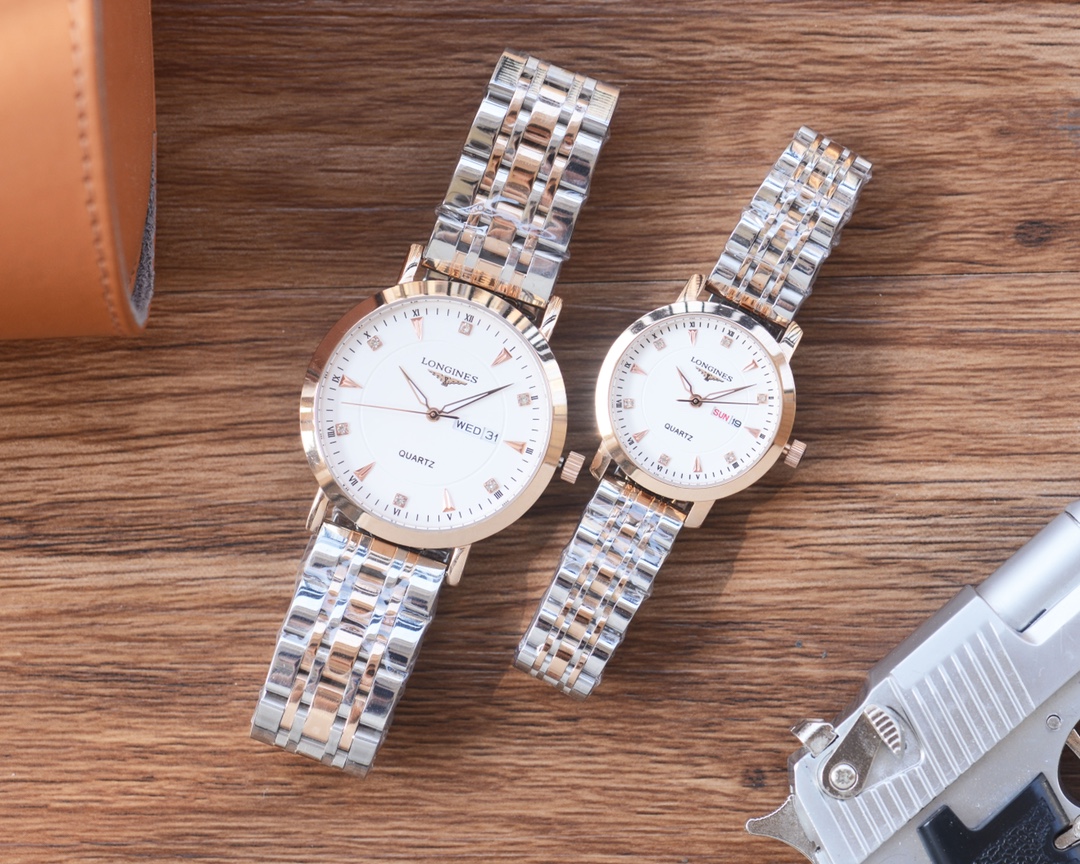 Stylish Watch Collection: White, Gold, and Steel with Stone Cores and Mineral Glass Lenses - 图片 3