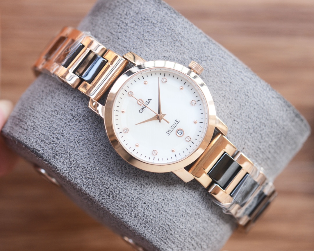 “Omega White Thorium 418: Fashion Lady’s Stone Watch with Super-Fashion Design” - 图片 7