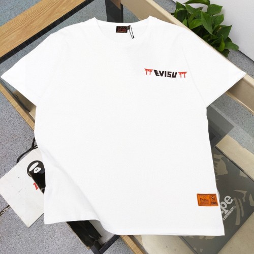 Evisu Camiseta de Manga Corta con Estampado Gráfico para Hombre y Mujer 15 Evisu Camiseta de Manga Corta con Estampado Gráfico para Hombre y Mujer