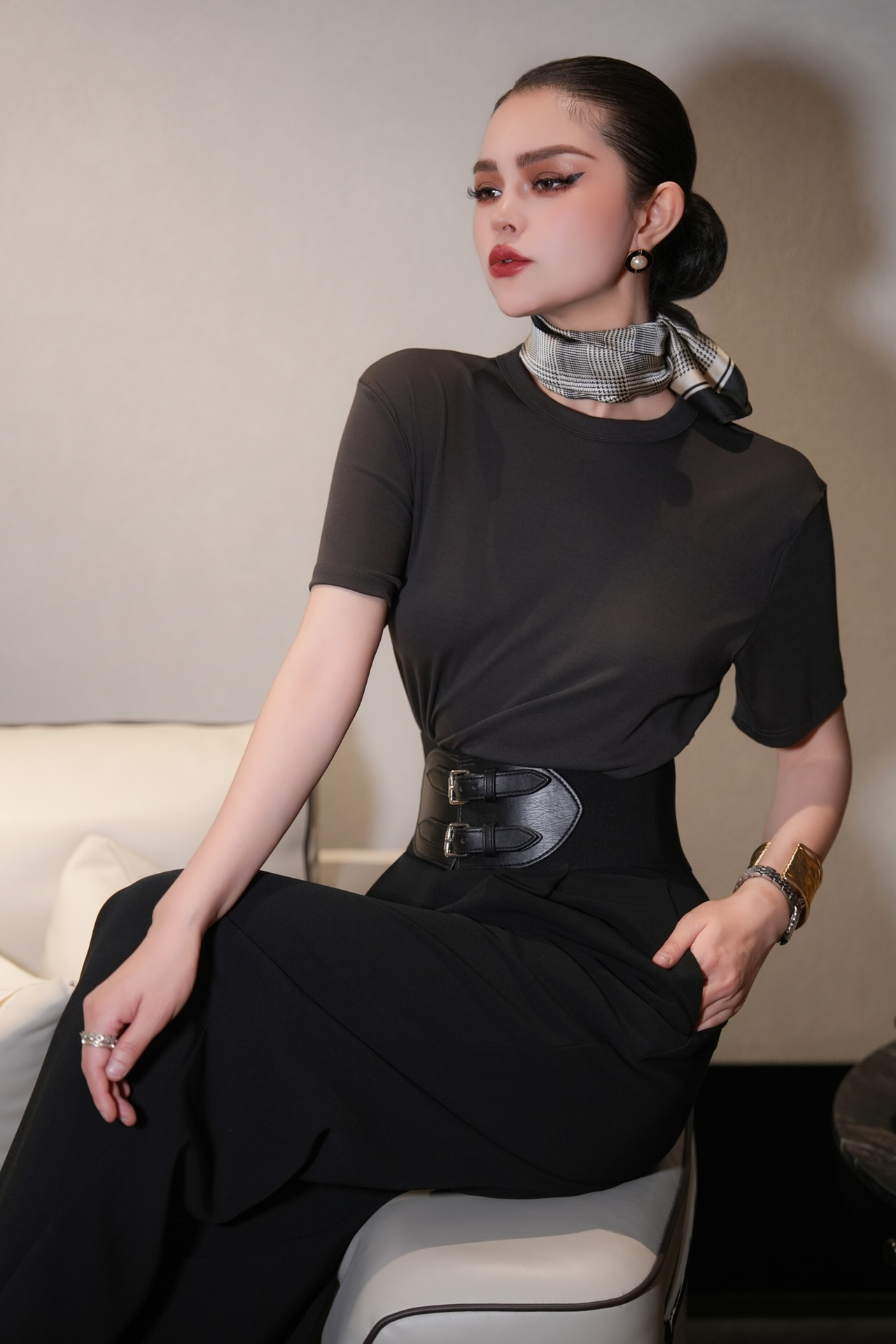 High-Quality Women’s Clothes: Comfortable and Cool Home-Set T-Shirts in Five Colors - 图片 7