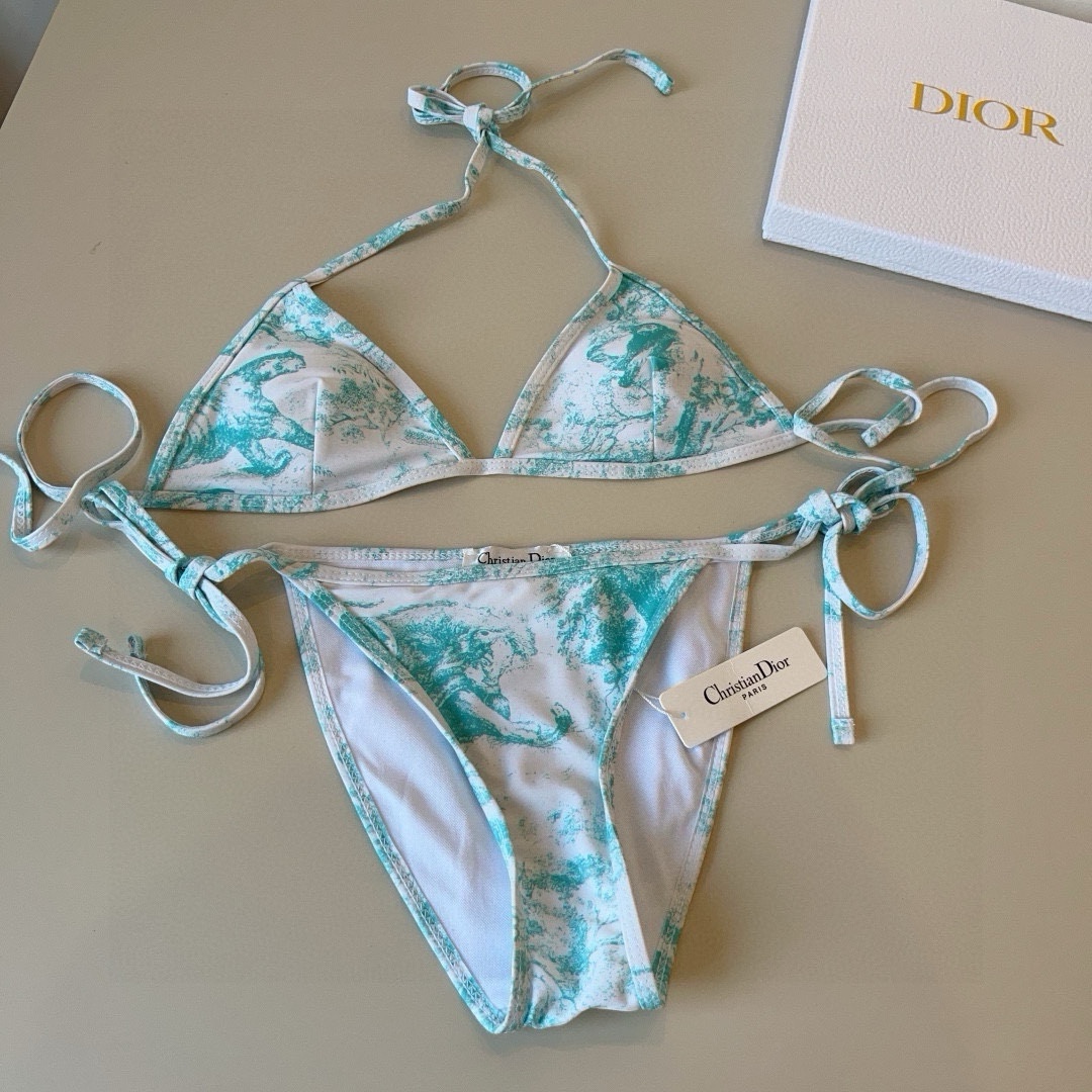 。
Dior迪奥 新款比基尼泳衣👙❤️😍🥰适合多种场景的游泳衣🏊‍♀️海边 游泳池 温泉 水上乐园 漂流