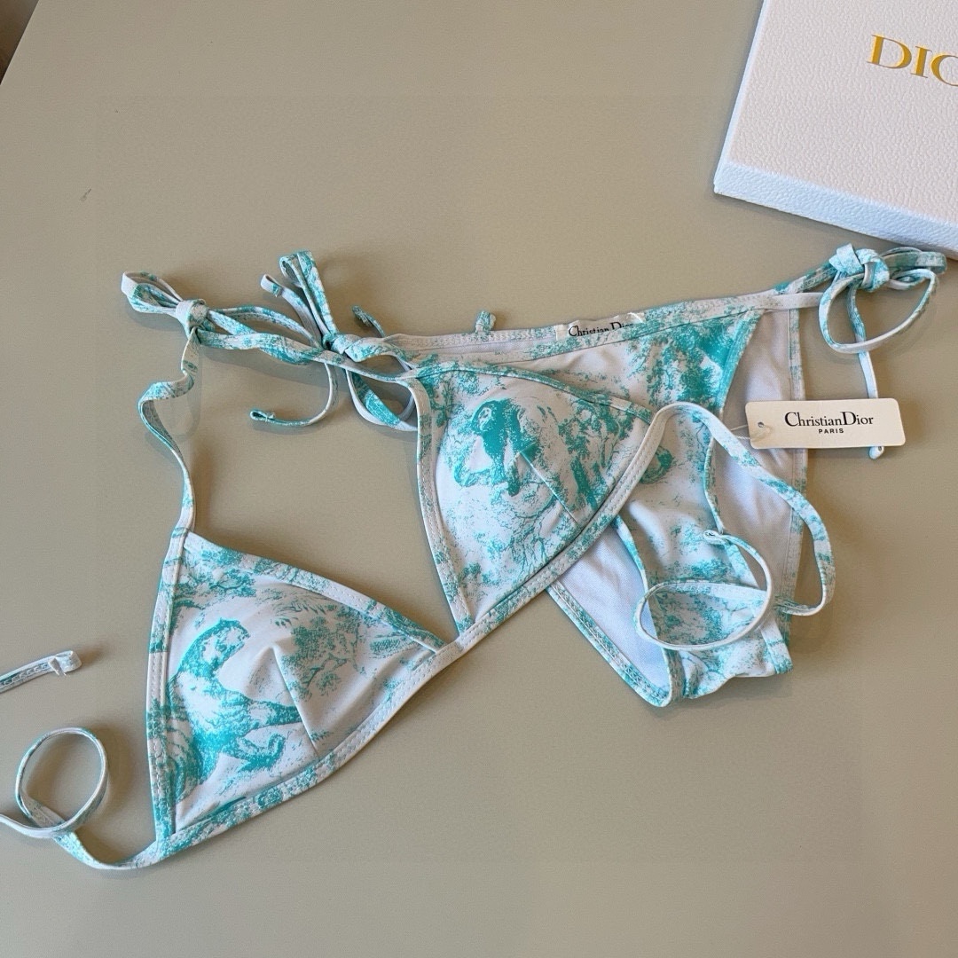。
Dior迪奥 新款比基尼泳衣👙❤️😍🥰适合多种场景的游泳衣🏊‍♀️海边 游泳池 温泉 水上乐园 漂流