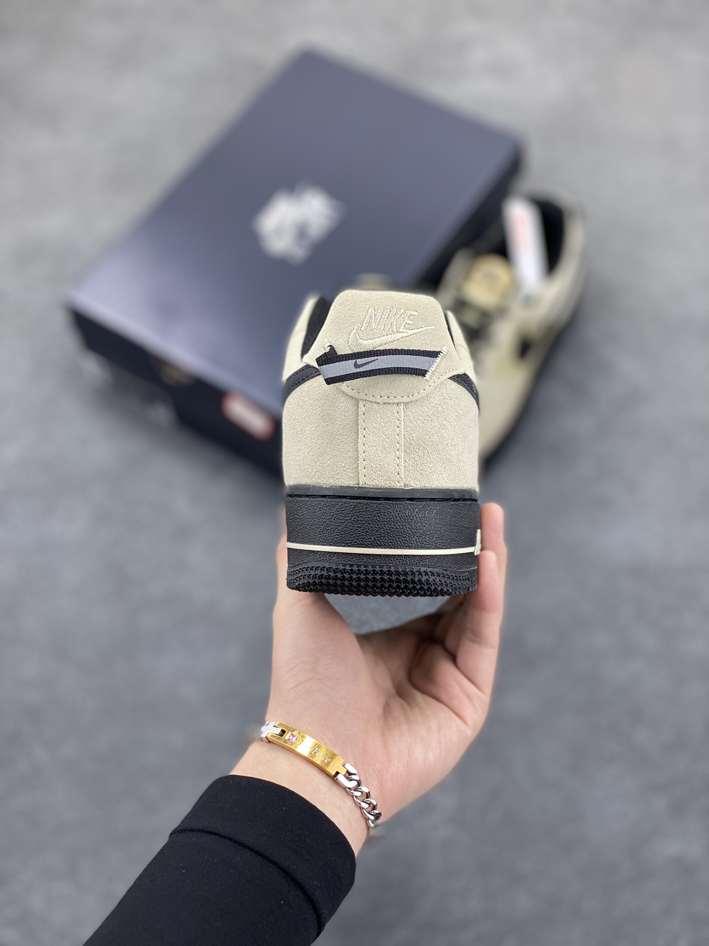 图片[4]-Air Force 1 Low 黑棕 原楦头原纸板 打造纯正空军版型 #专注外贸渠道 全掌内置蜂窝气垫 #原盒配件 原厂中底钢印、拉帮完美 货号：HV6526-200 尺码：36 36.5 37.5 38 38.5 39 40 40.5 41 42 42.5 43 44 44.5 45-选品中心