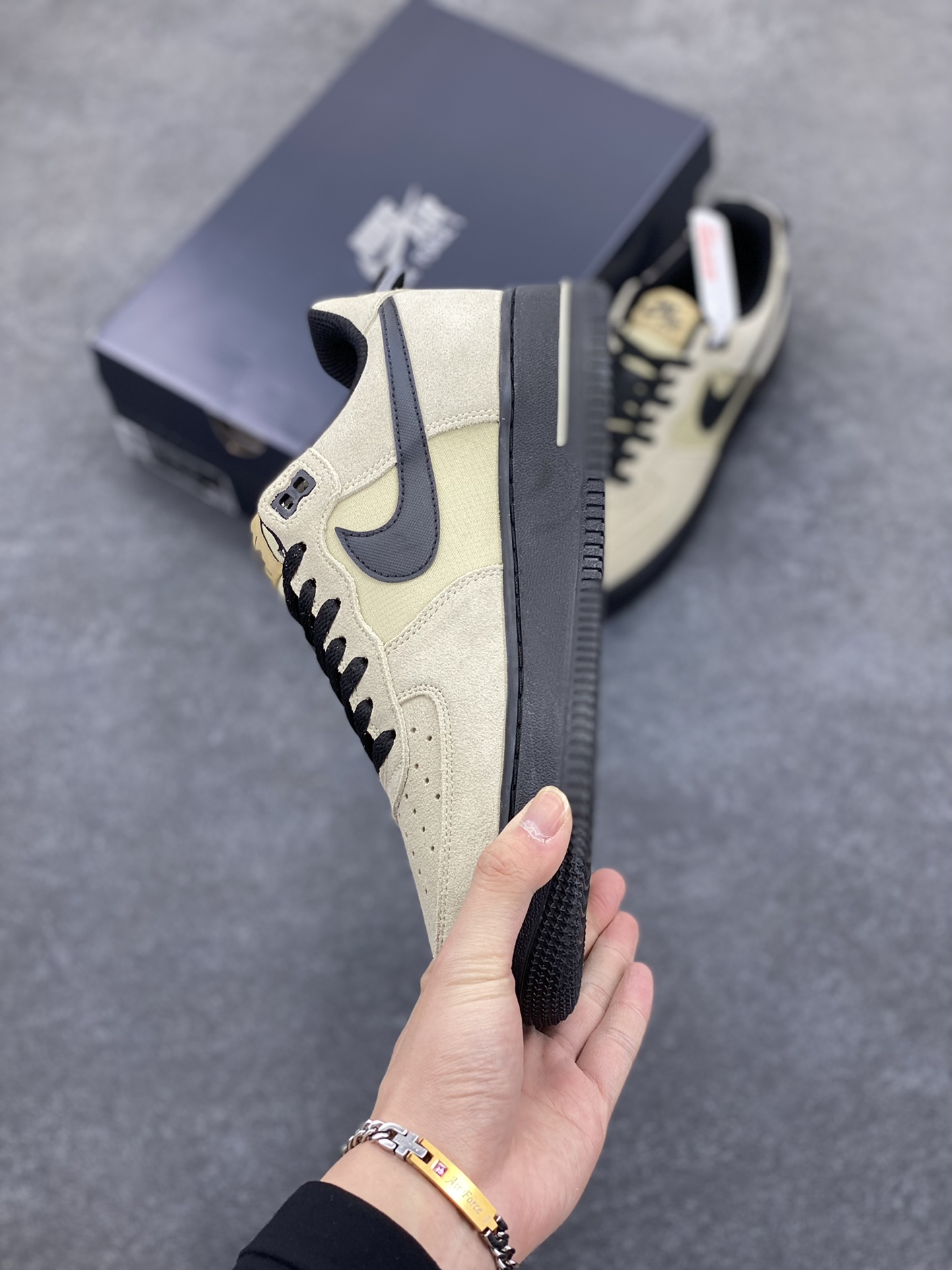 图片[3]-Air Force 1 Low 黑棕 原楦头原纸板 打造纯正空军版型 #专注外贸渠道 全掌内置蜂窝气垫 #原盒配件 原厂中底钢印、拉帮完美 货号：HV6526-200 尺码：36 36.5 37.5 38 38.5 39 40 40.5 41 42 42.5 43 44 44.5 45-选品中心