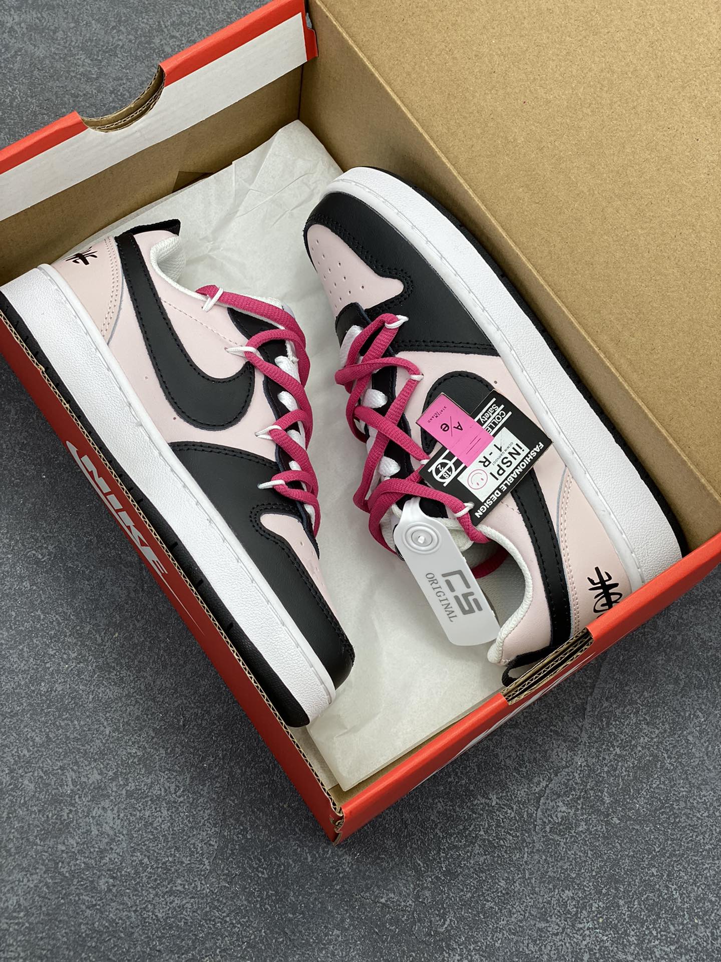 图片[9]-Nike Court Borough Low 低帮百搭透气休闲运动板鞋男女鞋 经典耐用的设计，兼顾舒适脚感和出众风范，演绎匠心之作。结构性的支撑贴合感结合复古篮球设计，塑就场外全明星风范。 货号：BQ5448-104 尺码：36 36.5 37.5 38 38.5 39 40-选品中心