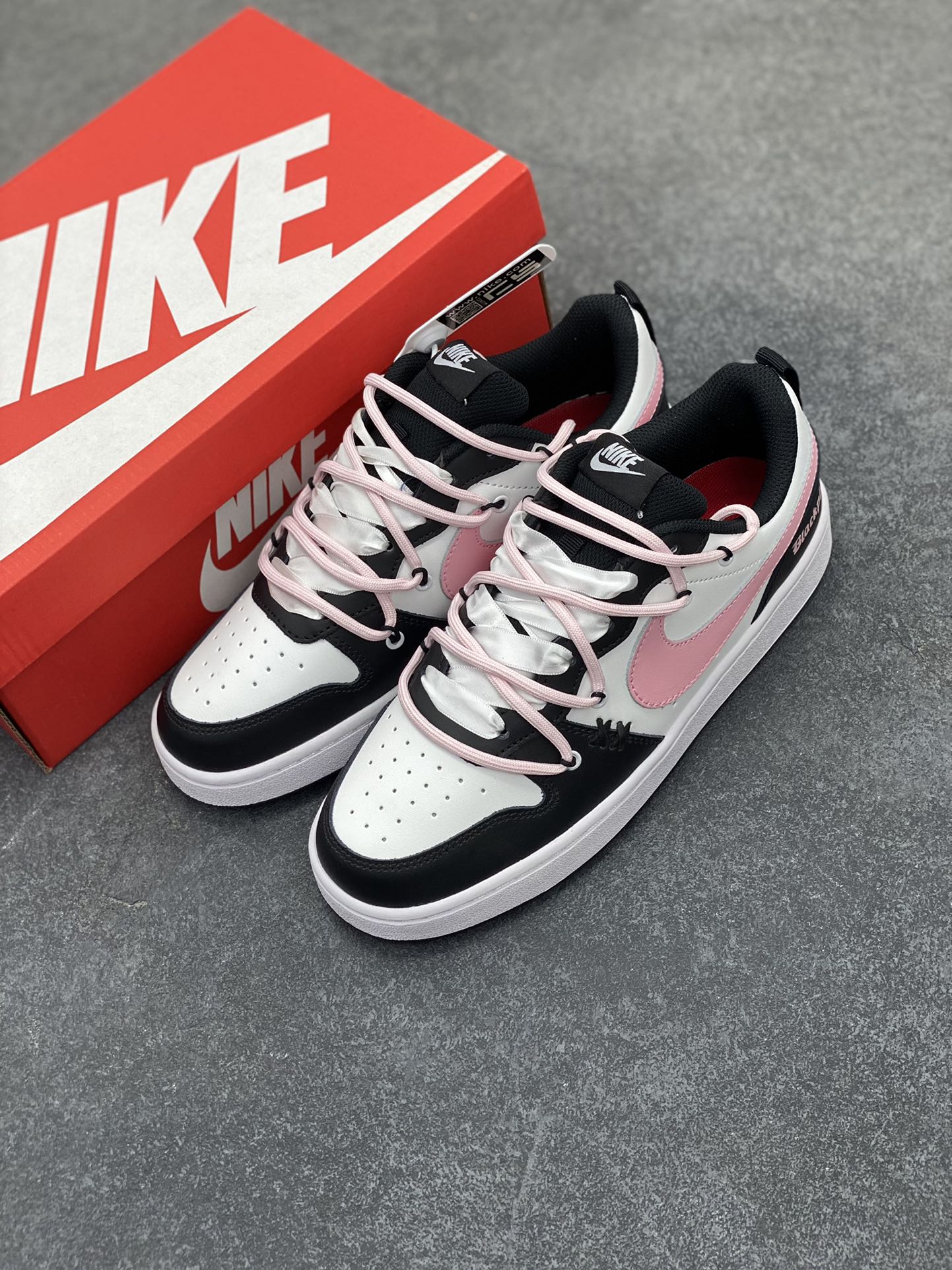 图片[8]-Nike Court Borough Low 低帮百搭透气休闲运动板鞋男女鞋 经典耐用的设计，兼顾舒适脚感和出众风范，演绎匠心之作。结构性的支撑贴合感结合复古篮球设计，塑就场外全明星风范。 货号：FD1232-001 尺码：36 36.5 37.5 38 38.5 39 40-选品中心