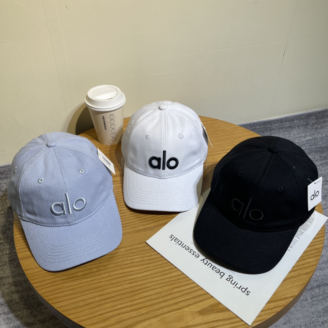 alo软顶刺绣棒球帽P50