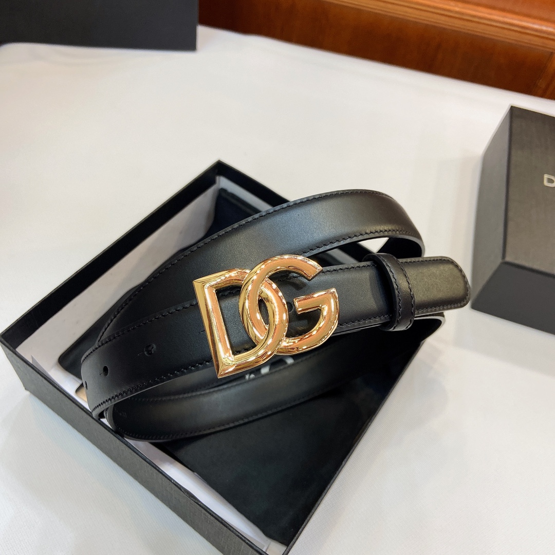 Authentic D&G Dugars Banner Belt with DG Badge Button, 2.5 cm Width. - 图片 5