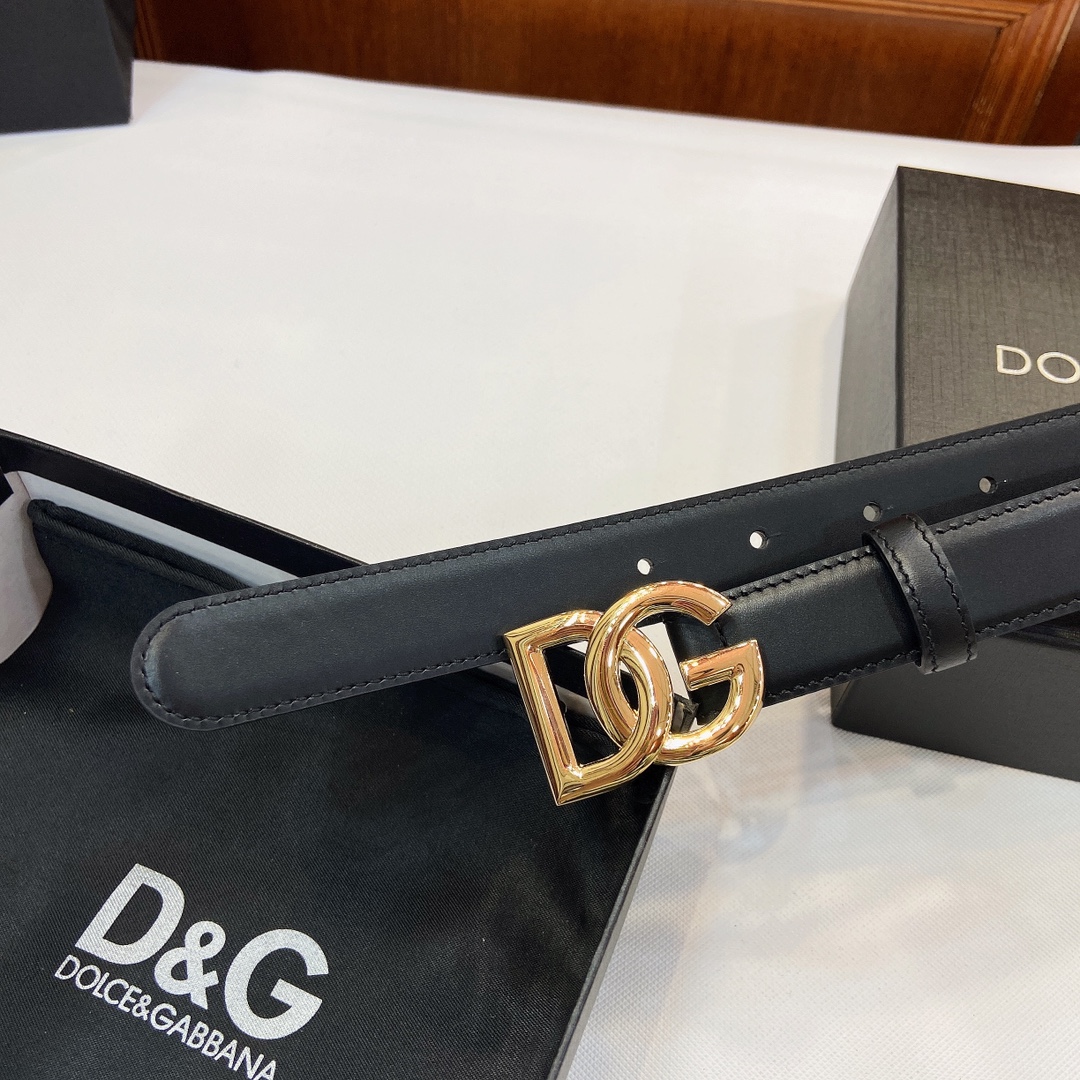 Authentic D&G Dugars Banner Belt with DG Badge Button, 2.5 cm Width. - 图片 6