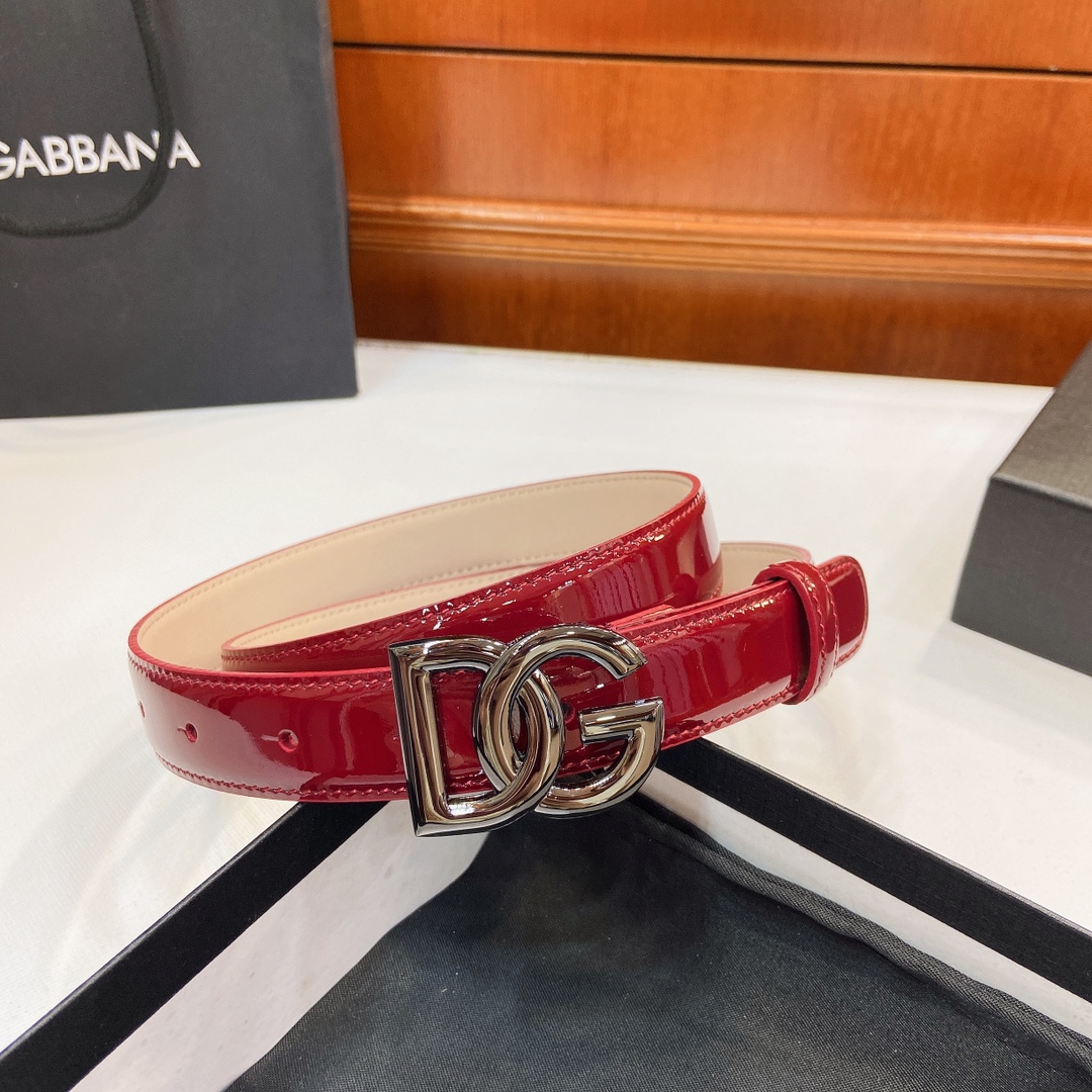 Real D&G Dugars Banner Belts with DG Badge Button, Width: 2.5 cm – Purchase Details - 图片 5