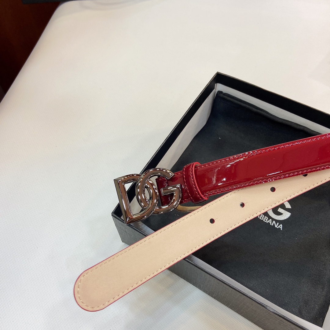 Real D&G Dugars Banner Belts with DG Badge Button, Width: 2.5 cm – Purchase Details - 图片 4