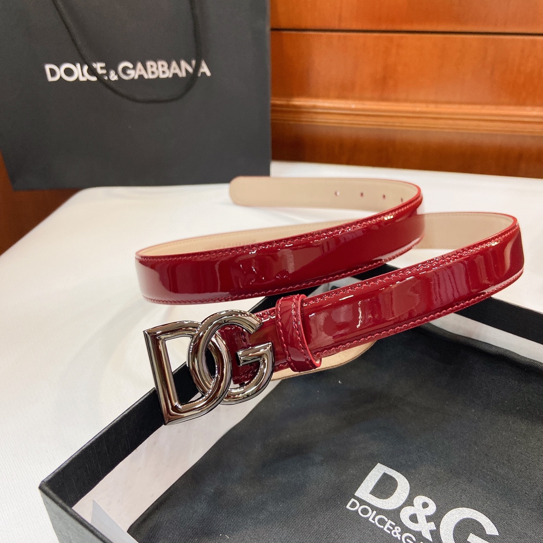 Real D&G Dugars Banner Belts with DG Badge Button, Width: 2.5 cm – Purchase Details - 图片 3