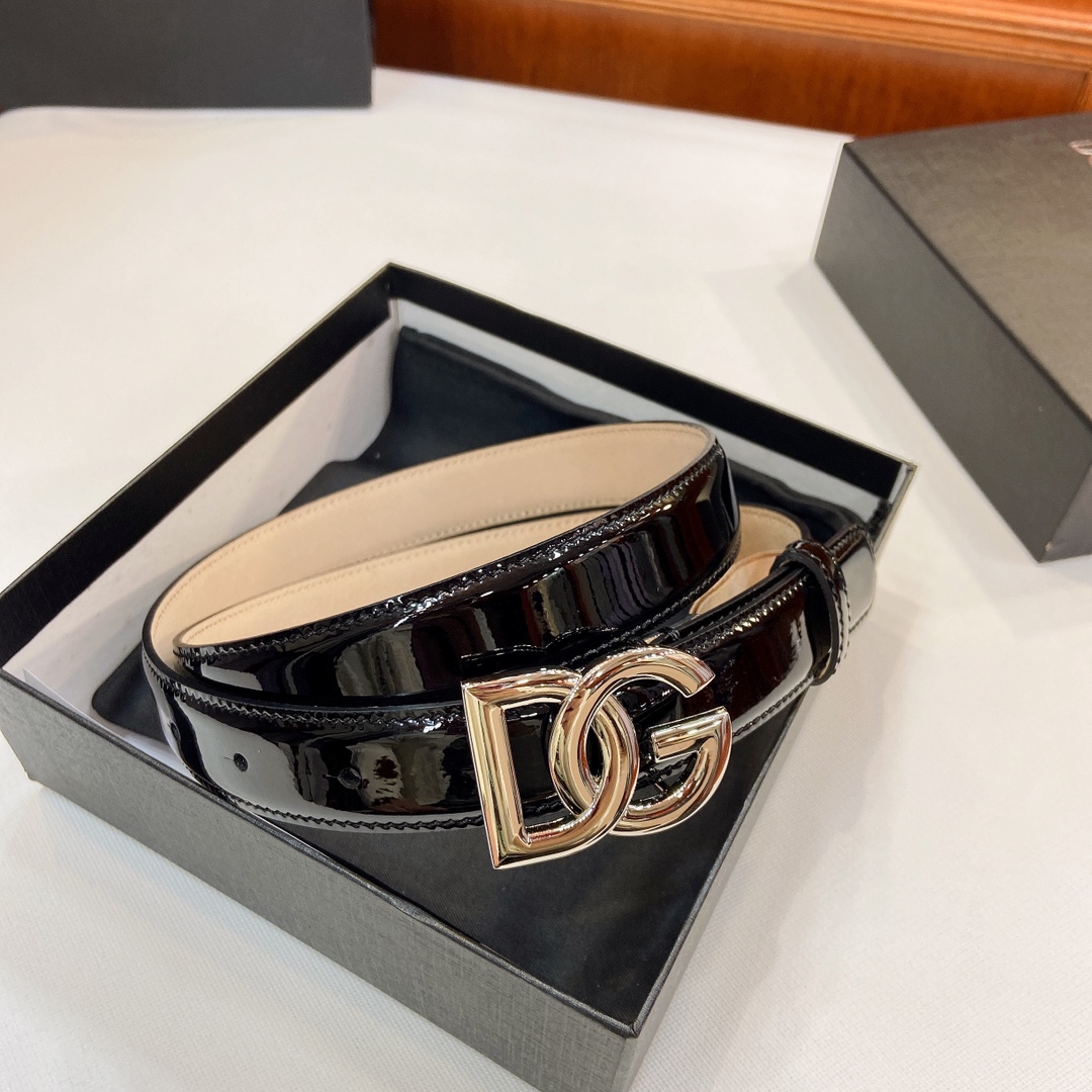 Authentic D&G Dugars Banner Belts with DG Badge Button, 2.5cm Width Purchased (20 words) - 图片 6