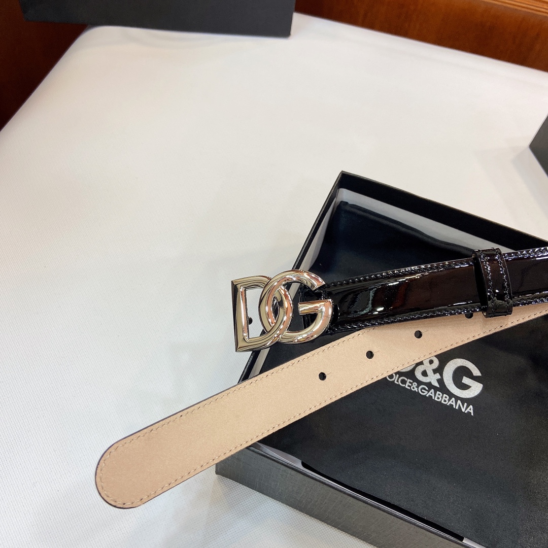 Authentic D&G Dugars Banner Belts with DG Badge Button, 2.5cm Width Purchased (20 words) - 图片 4