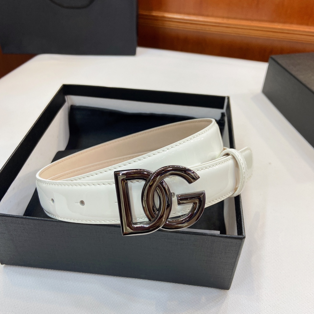 Authentic D&G Dugars Banner Belts with DG Badge Button, 2.5 cm Width. - 图片 6