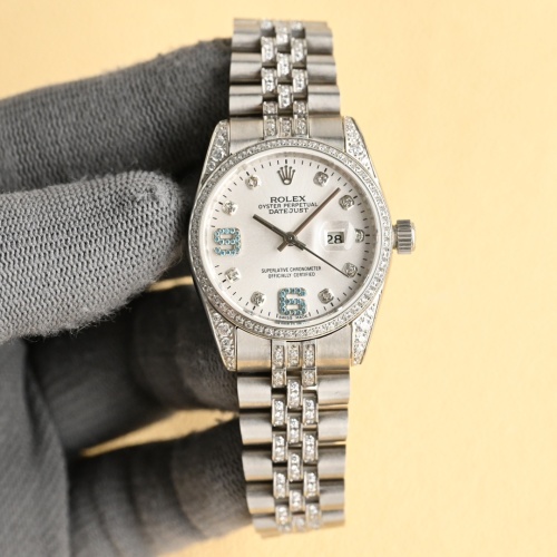 Rolex Datejust Women's Watch - Stainless Steel, Diamond Accents, Elegant Design 1 Rolex Datejust Women's Watch - Stainless Steel, Diamond Accents, Elegant Design